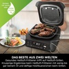 image:imageNinja 5in1 Indoor Grill and Oil Free Deep Fryer 5 Modes EG351EU  Cooks up to 4 burgers 57L capacity low smoke emission digital meat thermometer included