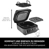 image:imageNinja 5in1 Indoor Grill and Oil Free Deep Fryer 5 Modes EG351EU  Cooks up to 4 burgers 57L capacity low smoke emission digital meat thermometer included