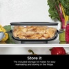 image:imageNinja 6Cup CleanCrisp Glass Container amp Storage Lid Crispi XSKSFN6CUP  450F rated PFAS and PTFE free Microwave freezer and dishwashersafe25 QT