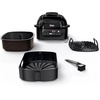 image:imageNinja AG300 4in1 Indoor Grill with 4Quart Air Fryer with Roast Bake and Cyclonic Grilling Technology