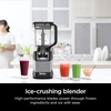 image:imageNinja AMZ493BRN Compact Kitchen System with AutoiQ Blender Food Processor Combo Blend Chop Mix Doughs 1200 Watts Dishwasher safe 18 oz Cup blackgrey Renewed
