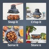 image:imageNinja Air Fryer 25 QT Crispi System  4 Containers with Storage Lids Air Fryer Microwave Freezer amp Dishwasher Safe Non Toxic Portable Cooking System Compatible with Ninja FN100 Crispi SeriesCrispi Deluxe 2