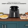 image:imageNinja Air Fryer Pro 5 Qt 5in1 Light Pink AF142PK  Air fry bake roast reheat dehydrate 1750W 400F max Fits 4 lbs fries DishwashersafeCharcoal