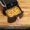 image:imageNinja Air Fryer Pro 5 Qt 5in1 Light Pink AF142PK  Air fry bake roast reheat dehydrate 1750W 400F max Fits 4 lbs fries DishwashersafeGrey