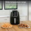 image:imageNinja Air Fryer XL with MaxCrisp 65 Qt 6in1 Grey AF181  Max crisp air fry roast bake reheat dehydrate 1750W 450F max Fits 9 lbs wings55 QT XL