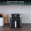 image:imageNinja Air Fryer XL with MaxCrisp 65 Qt 6in1 Grey AF181  Max crisp air fry roast bake reheat dehydrate 1750W 450F max Fits 9 lbs wings65 QT MAX