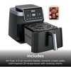 image:imageNinja Air Fryer XL with MaxCrisp 65 Qt 6in1 Grey AF181  Max crisp air fry roast bake reheat dehydrate 1750W 450F max Fits 9 lbs wings65 QT MAX