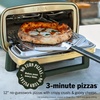 image:imageNinja Artisan Pizza Oven 12in Pizza in 3Min 700F 5in1 Gray MO201  Ninja Artisan Electric Pizza Oven bakes 5 pizza styles and air fries all in one outdoor applianceGreen