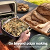 image:imageNinja Artisan Pizza Oven 12in Pizza in 3Min 700F 5in1 Gray MO201  Ninja Artisan Electric Pizza Oven bakes 5 pizza styles and air fries all in one outdoor applianceGray