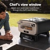 image:imageNinja Artisan Pizza Oven 12in Pizza in 3Min 700F 5in1 Gray MO201  Ninja Artisan Electric Pizza Oven bakes 5 pizza styles and air fries all in one outdoor applianceGray