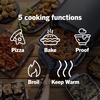image:imageNinja Artisan Pizza Oven 12in Pizza in 3Min 700F 5in1 Gray MO201  Ninja Artisan Electric Pizza Oven bakes 5 pizza styles and air fries all in one outdoor applianceGreen