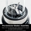 image:imageNinja BN400 Nutri Pro Compact Personal Blender AutoiQ Technology 1000Watts for Frozen Drinks Smoothies Sauces amp More with 18oz amp 24oz ToGo Cups amp Spout Lids Stone Silver Renewed