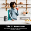 image:imageNinja BN400 Nutri Pro Compact Personal Blender AutoiQ Technology 1000Watts for Frozen Drinks Smoothies Sauces amp More with 18oz amp 24oz ToGo Cups amp Spout Lids Stone Silver Renewed