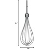 image:imageNinja Balloon Whisk Fits Power Mixer System CI100 Series XSKWHSKBRN  Stainless steel balloon whisk quickly whisks eggs amp whipped cream Fits CI100 CI101 CI105BRN Dishwasher safe
