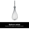 image:imageNinja Balloon Whisk Fits Power Mixer System CI100 Series XSKWHSKBRN  Stainless steel balloon whisk quickly whisks eggs amp whipped cream Fits CI100 CI101 CI105BRN Dishwasher safe