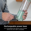 image:imageNinja Blast Portable Blender Cordless 18oz Vessel White BC151WH  USBC rechargeable cordless blending anywhere BlastBlade crushes ice amp frozen fruit Leakproof sip lid dishwasher safeMint