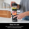 image:imageNinja Blast Portable Blender Cordless 18oz Vessel White BC151WH  USBC rechargeable cordless blending anywhere BlastBlade crushes ice amp frozen fruit Leakproof sip lid dishwasher safeMarble Black