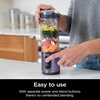 image:imageNinja Blast Portable Blender Cordless 18oz Vessel White BC151WH  USBC rechargeable cordless blending anywhere BlastBlade crushes ice amp frozen fruit Leakproof sip lid dishwasher safeMetallic Purple