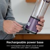 image:imageNinja Blast Portable Blender Cordless 18oz Vessel White BC151WH  USBC rechargeable cordless blending anywhere BlastBlade crushes ice amp frozen fruit Leakproof sip lid dishwasher safeMetallic Purple
