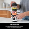 image:imageNinja Blast Portable Blender Cordless 18oz Vessel White BC151WH  USBC rechargeable cordless blending anywhere BlastBlade crushes ice amp frozen fruit Leakproof sip lid dishwasher safeWhite Marble