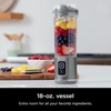 image:imageNinja Blast Portable Blender amp Accessories 18oz Grey CL155AGY  Cordless 18oz Blast Portable Blender plus accessories USBC rechargeable leakproof sip lid dishwasher safeBlender  2 Vessels  Grey