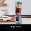 image:imageNinja Blast Portable Blender amp Accessories 18oz Grey CL155AGY  Cordless 18oz Blast Portable Blender plus accessories USBC rechargeable leakproof sip lid dishwasher safeBlender  2 Vessels  Sage