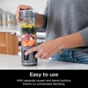 image:imageNinja Blast Portable Blender amp Accessories 18oz Grey CL155AGY  Cordless 18oz Blast Portable Blender plus accessories USBC rechargeable leakproof sip lid dishwasher safeBlender  2 Vessels  Grey