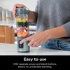 image:imageNinja Blast Portable Blender amp Accessories 18oz Grey CL155AGY  Cordless 18oz Blast Portable Blender plus accessories USBC rechargeable leakproof sip lid dishwasher safeBlender  2 Vessels  Sage