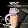image:imageNinja BlendBOSS Personal Blender 26oz Tumbler 1200PW DB351BL  1200peakwatt BlendBOSS crushes ice to snow 26oz leakproof tumbler chug spout amp detachable straw Dishwasher safeLavender Lemonade