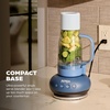 image:imageNinja BlendBOSS Personal Blender 26oz Tumbler 1200PW DB351BL  1200peakwatt BlendBOSS crushes ice to snow 26oz leakproof tumbler chug spout amp detachable straw Dishwasher safePink Peppercorn
