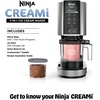 image:imageNinja CREAMi 7in1 Ice Cream Maker Ice Cream Gelato amp more NC299AMZ  Ninja CREAMi transforms frozen bases into ice cream sorbet and milkshakes at a button touch from healthy to indulgentCREAMi 7in1 w 2 Pints