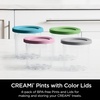 image:imageNinja CREAMi 7in1 Ice Cream Maker Ice Cream Gelato amp more NC299AMZ  Ninja CREAMi transforms frozen bases into ice cream sorbet and milkshakes at a button touch from healthy to indulgentCREAMi NC2NC3 Pints  4 pack