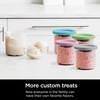 image:imageNinja CREAMi 7in1 Ice Cream Maker Ice Cream Gelato amp more NC299AMZ  Ninja CREAMi transforms frozen bases into ice cream sorbet and milkshakes at a button touch from healthy to indulgentCREAMi NC2NC3 Pints  4 pack
