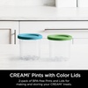 image:imageNinja CREAMi 7in1 Ice Cream Maker Ice Cream Gelato amp more NC299AMZ  Ninja CREAMi transforms frozen bases into ice cream sorbet and milkshakes at a button touch from healthy to indulgentCREAMi NC2NC3 Pints  2 pack