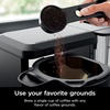 image:imageNinja Coffee Maker 10Cup Carafe FoldAway Frother Black CM401  Permanent Filter amp Removable Dishwasher Safe Reservoir 6 Brew Styles 8 Cup to Travel Mug to Pot Sizes12 Cup