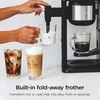 image:imageNinja Coffee Maker 10Cup Carafe FoldAway Frother Black CM401  Permanent Filter amp Removable Dishwasher Safe Reservoir 6 Brew Styles 8 Cup to Travel Mug to Pot Sizes10 Cup