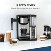image:imageNinja Coffee Maker 10Cup Carafe FoldAway Frother Black CM401  Permanent Filter amp Removable Dishwasher Safe Reservoir 6 Brew Styles 8 Cup to Travel Mug to Pot Sizes10 Cup