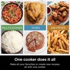 image:imageNinja Combi AllinOne Multicooker amp Air Fryer Stainless Steel SFP701  Cooks complete family meals in 15 mins HyperSteam  Air Fry 14in1 Bake Roast Slow Cook amp more 3 accessories includedMulticooker