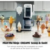image:imageNinja Creami Scoop amp Swirl 13in1 Ice Cream and Soft Serve Maker NC701  Ninja Creami Scoop and Swirl turns almost anything into ice cream and soft serve at a button touch scooped or swirledCREAMi Scoop  Swirl Silver
