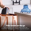 image:imageNinja Crispi Glass Air Fryer 4in1 Grey FN101GY  Max crisp bake air fry recrisp 450F max 4 Qt and 6 Cup containers PFASfree glassElectric Cobalt