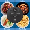 image:imageNinja Crispi Glass Air Fryer 4in1 Grey FN101GY  Max crisp bake air fry recrisp 450F max 4 Qt and 6 Cup containers PFASfree glassElectric Cobalt