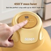 image:imageNinja Crispi Glass Air Fryer 4in1 Grey FN101GY  Max crisp bake air fry recrisp 450F max 4 Qt and 6 Cup containers PFASfree glassGinger Snap