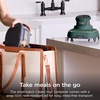 image:imageNinja Crispi Glass Air Fryer 4in1 Grey FN101GY  Max crisp bake air fry recrisp 450F max 4 Qt and 6 Cup containers PFASfree glassGreen Bundle