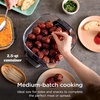 image:imageNinja Crispi Glass Air Fryer 4in1 Grey FN101GY  Max crisp bake air fry recrisp 450F max 4 Qt and 6 Cup containers PFASfree glassGreen Bundle