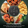 image:imageNinja Crispi Glass Air Fryer 4in1 Grey FN101GY  Max crisp bake air fry recrisp 450F max 4 Qt and 6 Cup containers PFASfree glassGreen Bundle