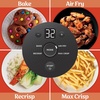 image:imageNinja Crispi Glass Air Fryer 4in1 Grey FN101GY  Max crisp bake air fry recrisp 450F max 4 Qt and 6 Cup containers PFASfree glassOrange Pepper