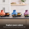 image:imageNinja Crispi Glass Air Fryer 4in1 Grey FN101GY  Max crisp bake air fry recrisp 450F max 4 Qt and 6 Cup containers PFASfree glassOrange Pepper