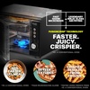 image:imageNinja Crispi Microwave amp Air Fryer with FusionCrisp Silver MW101  Replaces a countertop microwave and air fryer with 14 functions Fast 1000W microwave and powerful 1700W Ninja air fryerBlack
