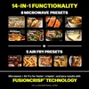 image:imageNinja Crispi Microwave amp Air Fryer with FusionCrisp Silver MW101  Replaces a countertop microwave and air fryer with 14 functions Fast 1000W microwave and powerful 1700W Ninja air fryerSilver