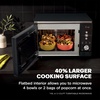 image:imageNinja Crispi Microwave amp Air Fryer with FusionCrisp Silver MW101  Replaces a countertop microwave and air fryer with 14 functions Fast 1000W microwave and powerful 1700W Ninja air fryerBlack